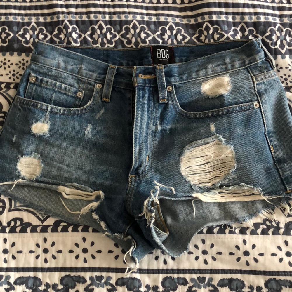 Urban outfitters distressed shorts